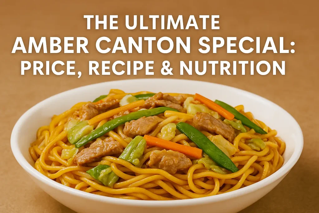 Amber Canton Special