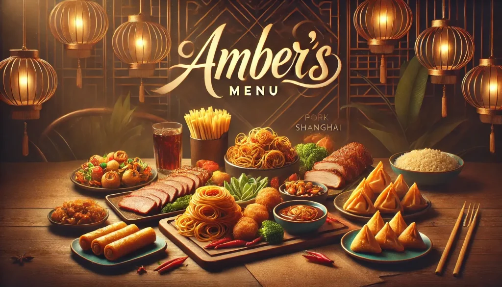 Amber's menu