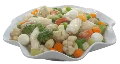 Assorted Vegetables with Quail Eggs